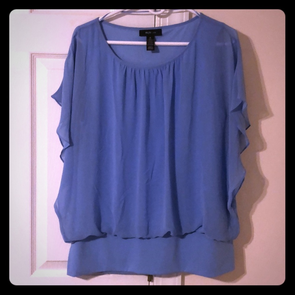 Baby blue blouse